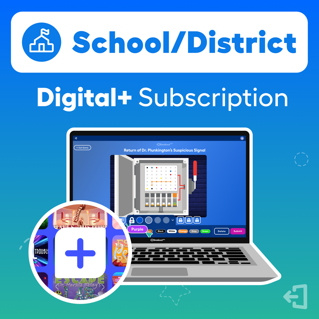 Breakout EDU Digital Subscription for Schools Breakout EDU